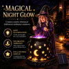 Halloween Witch Glowing Cauldron Solar Light
