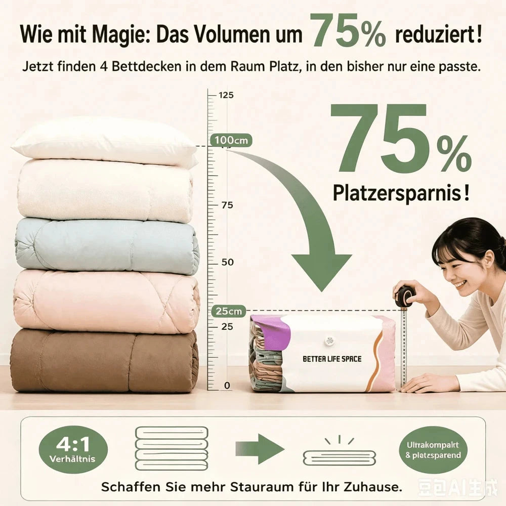 Space Saving Compression Bags